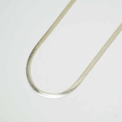 Herringbone Chains 925 Sterling Silver Necklace