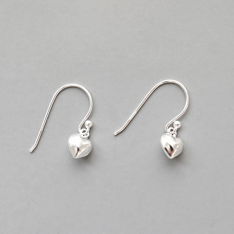 Heart 925 Sterling Silver Dangling Earrings