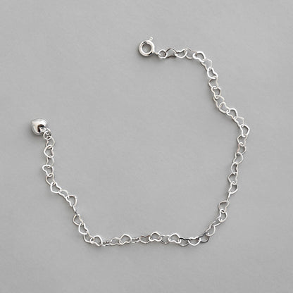 Heart To Heart 925 Sterling Silver Bracelet