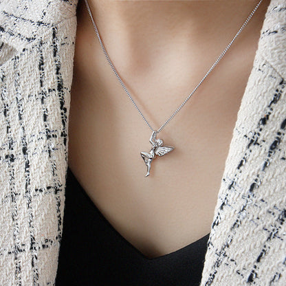 Guardian Angel 925 Sterling Silver Necklace