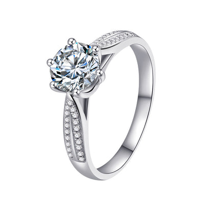 1 ct CZ 925 Sterling Silver Ring