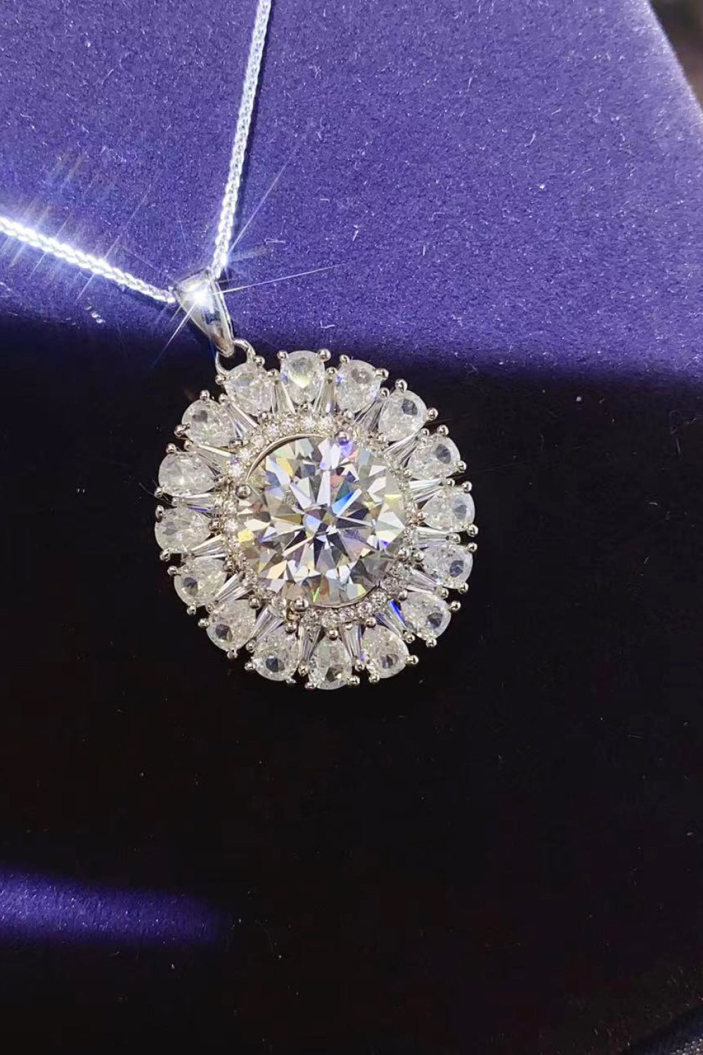 Gorgeous 5 Carat Moissanite Necklace