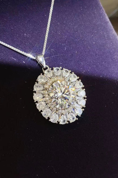 Gorgeous 5 Carat Moissanite Necklace