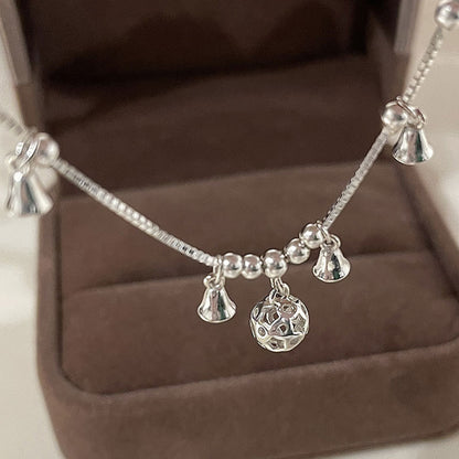 Christmas Bells 925 Sterling Silver Anklet/Bracelet