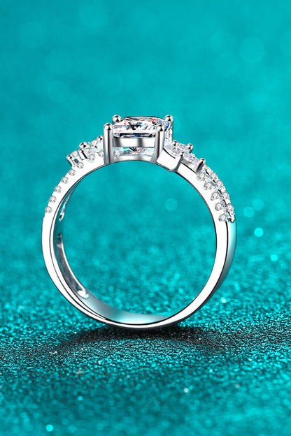 Glittering Double Layer Moissanite Ring