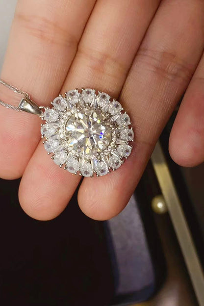 Gorgeous 5 Carat Moissanite Necklace