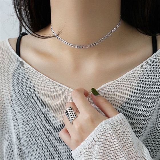 Choker 925 Sterling Silver Necklace