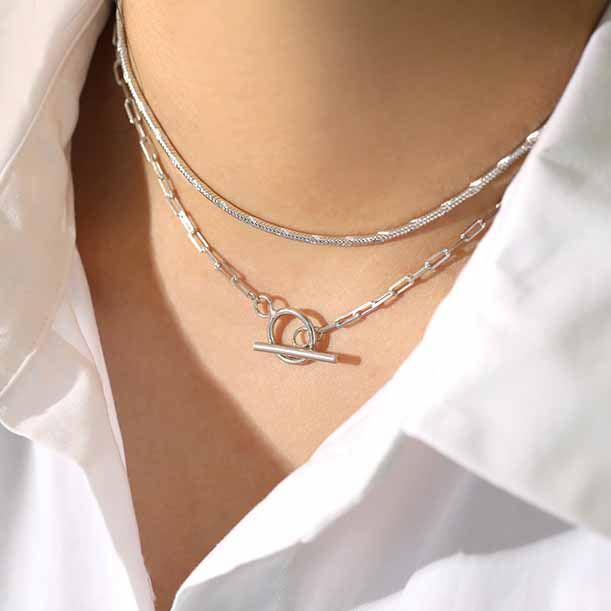 Snake Chain 925 Sterling Silver Necklace