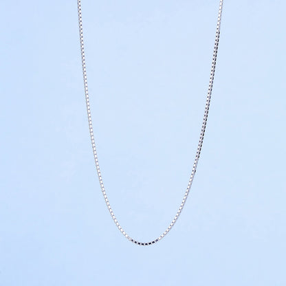 925 Sterling Silver 20" 22" 24" Box Chain