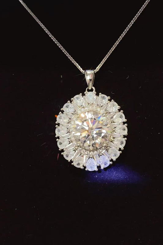 Gorgeous 5 Carat Moissanite Necklace