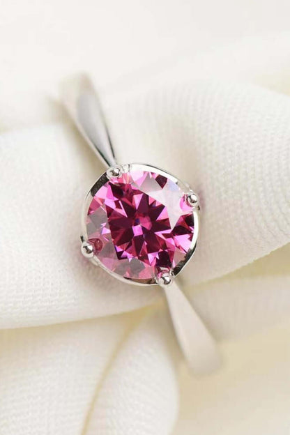 Endless Imagination 1 Carat Pink Moissanite Ring