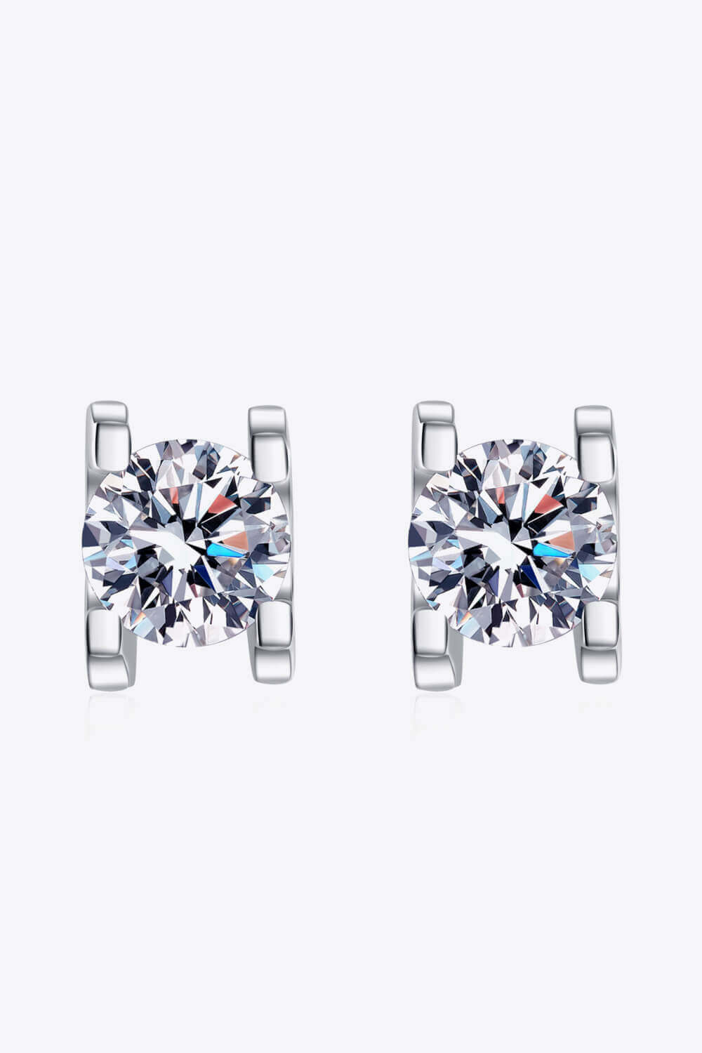 Limitless Love 1 Carat Moissanite Stud Earrings