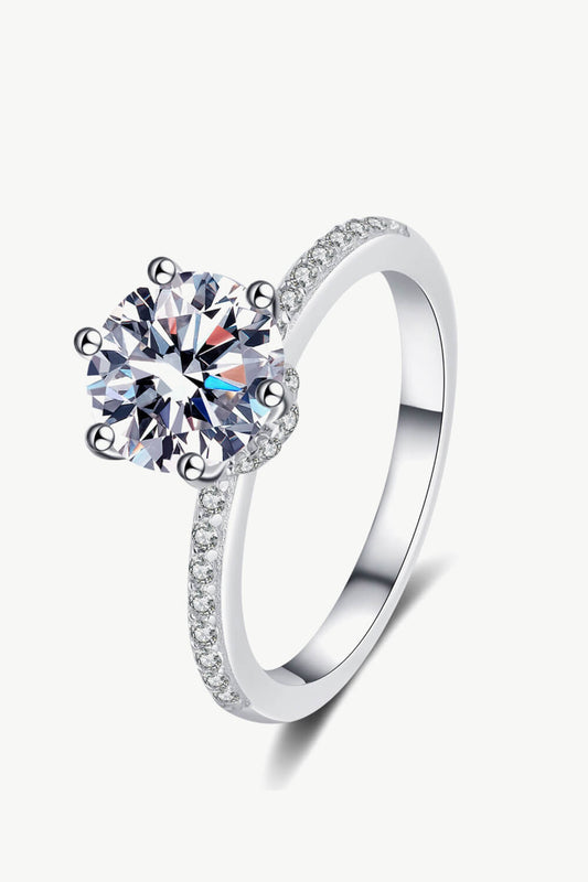 Beautiful 2 Carat Moissanite Ring