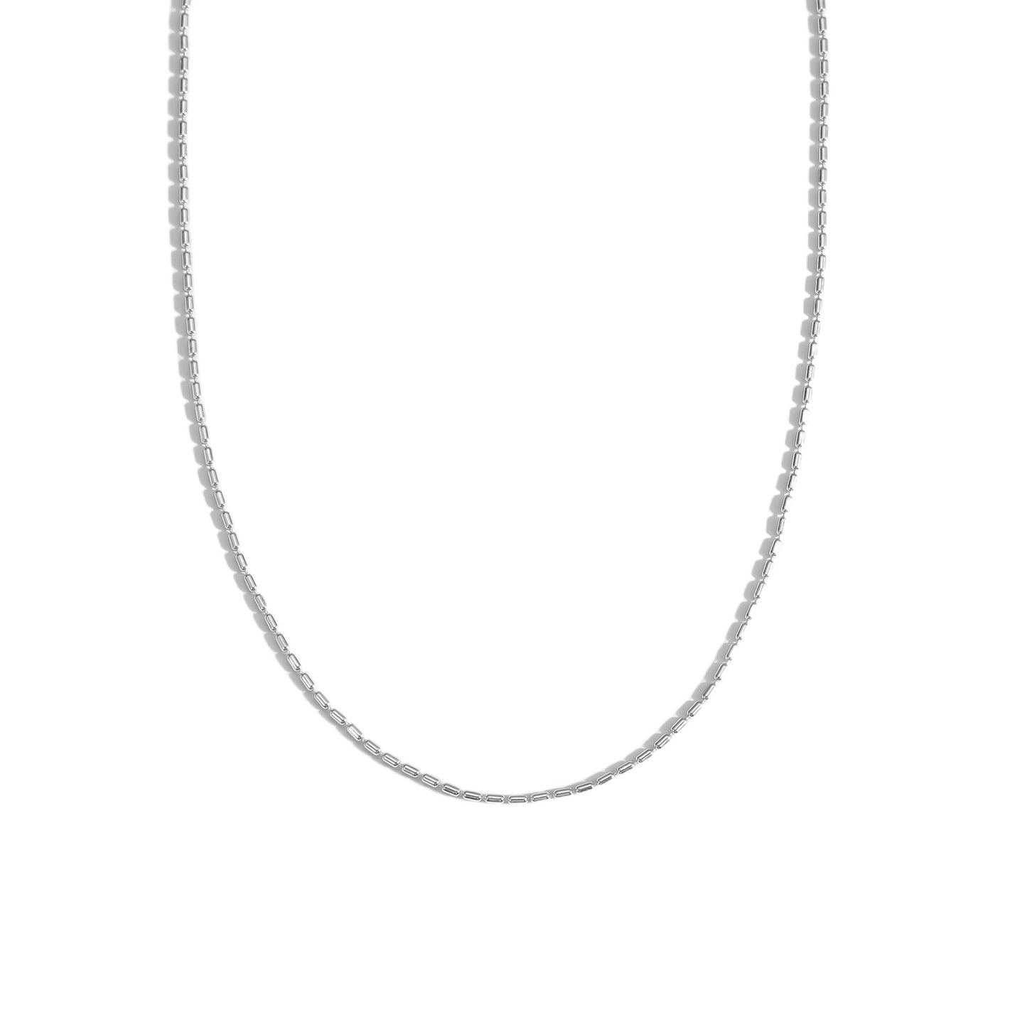 Party Geometry Beads 925 Sterling Silver Choker Necklace